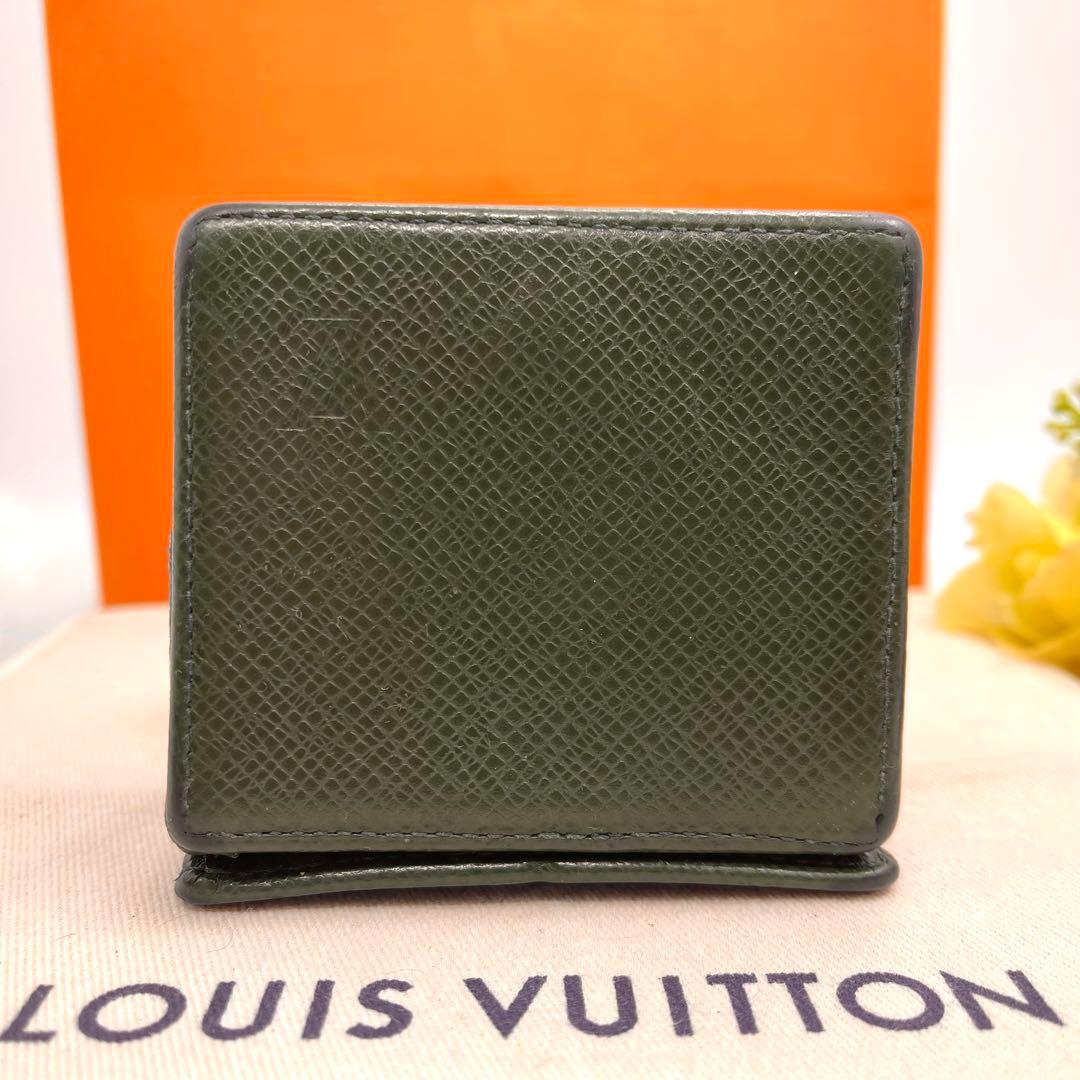 ルイヴィトン　タイガ　ケース　ポルトモネ　ボワット　小銭入 913