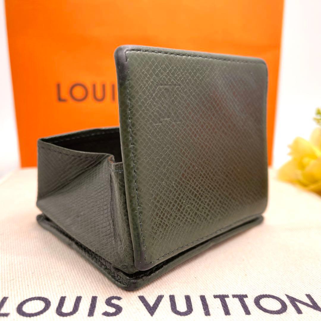 ルイヴィトン　タイガ　ケース　ポルトモネ　ボワット　小銭入 913
