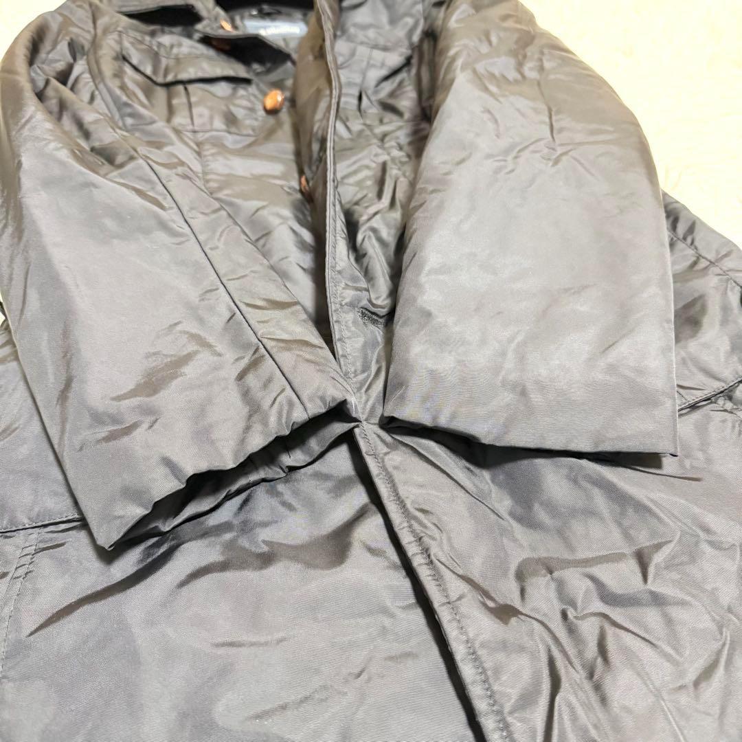 グースダウン✨エスマックスマーラ ダウンコート ロング ブラック ベルト付 38