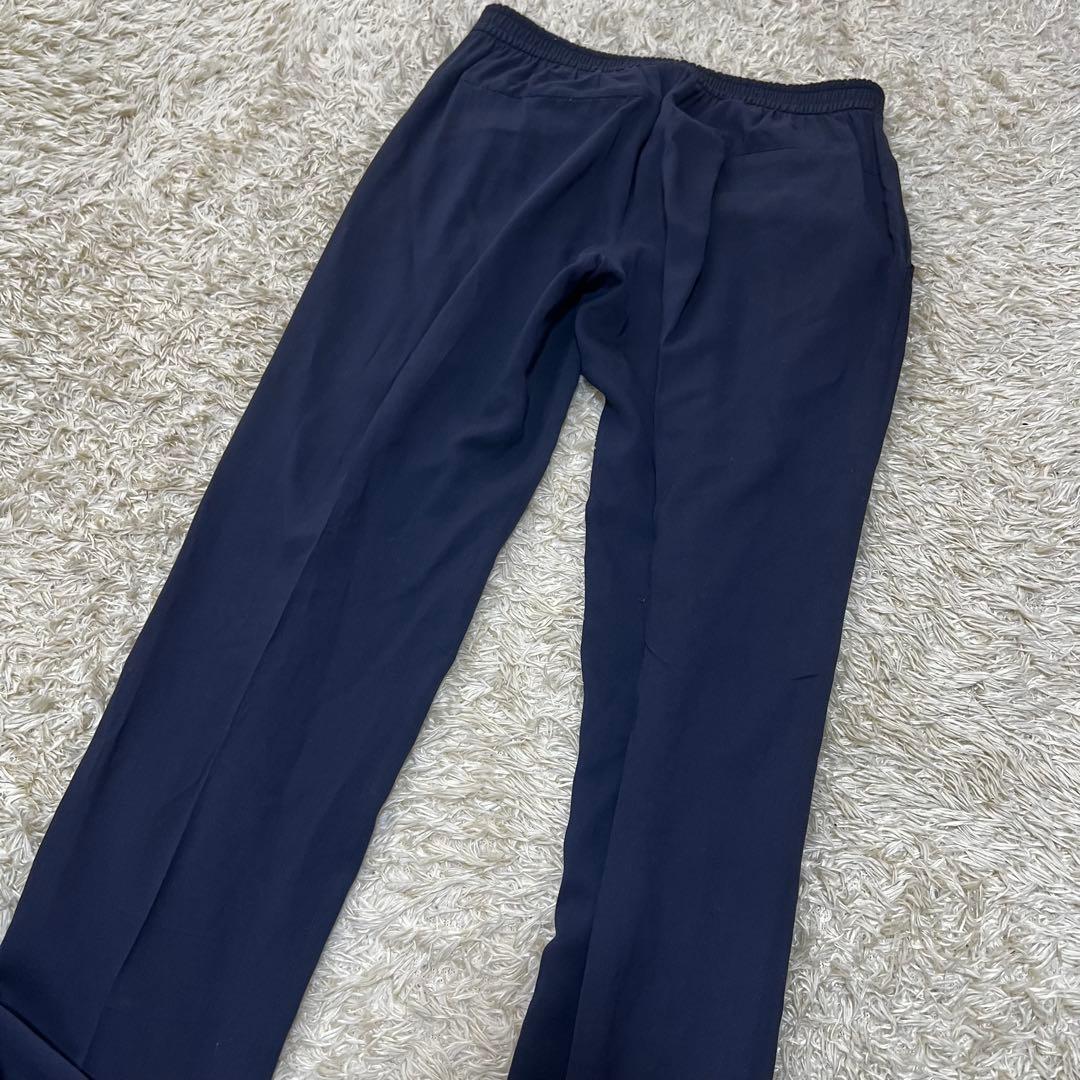 Theory セオリー ノーカラースーツ ネイビー サイズ2