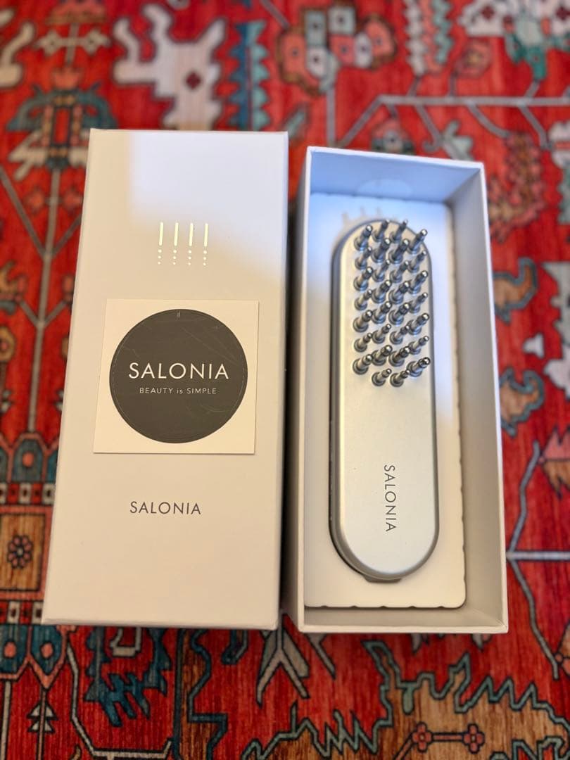 SALONIA 美顔器 シルバー 箱入り