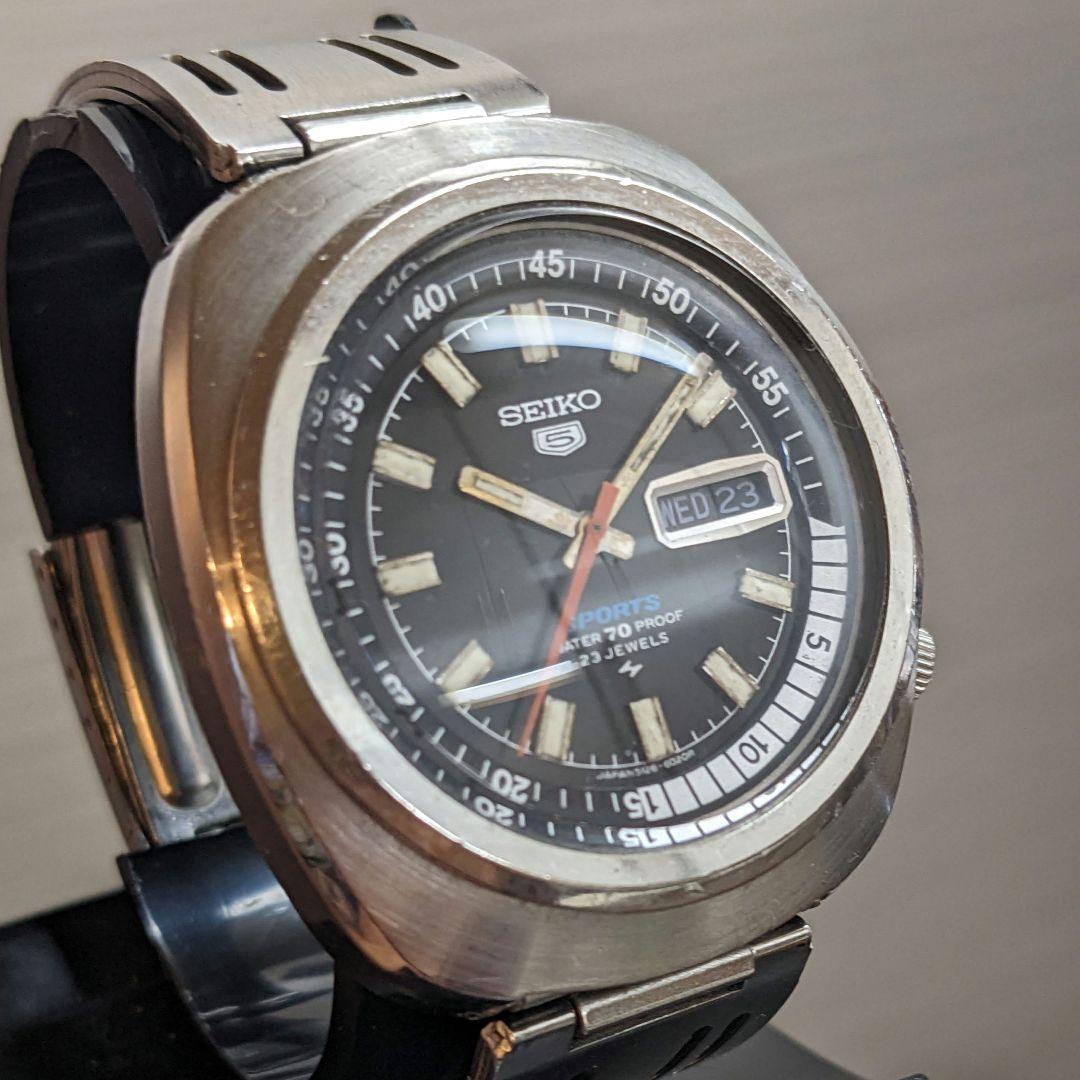SEIKO 5 SPORTS 23J　5126-6010 1969年製 　稼働品