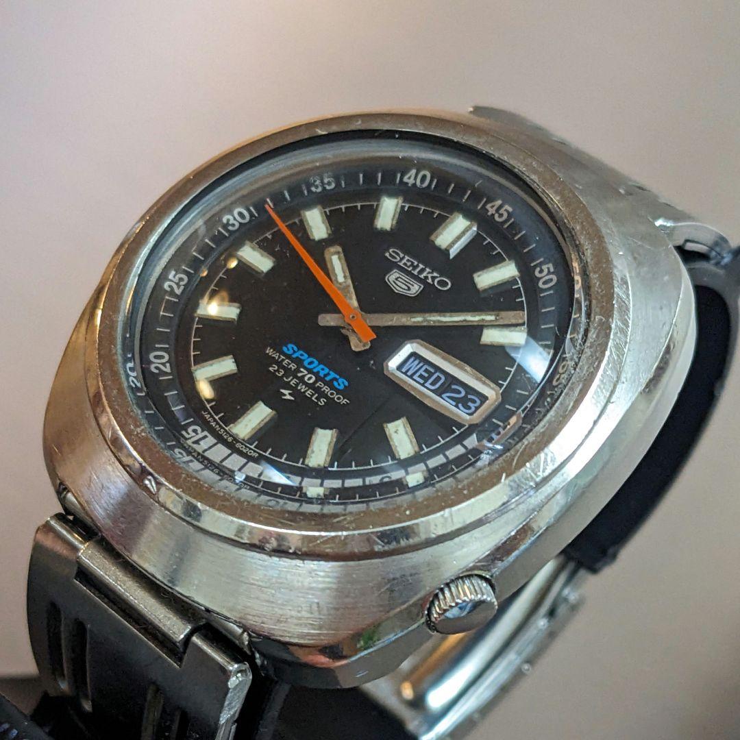 SEIKO 5 SPORTS 23J　5126-6010 1969年製 　稼働品