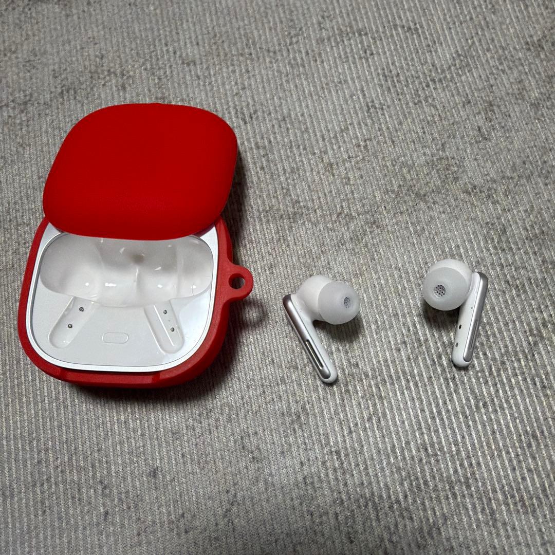 Anker Liberty 5 ワイヤレスイヤホン レッド ケース付き