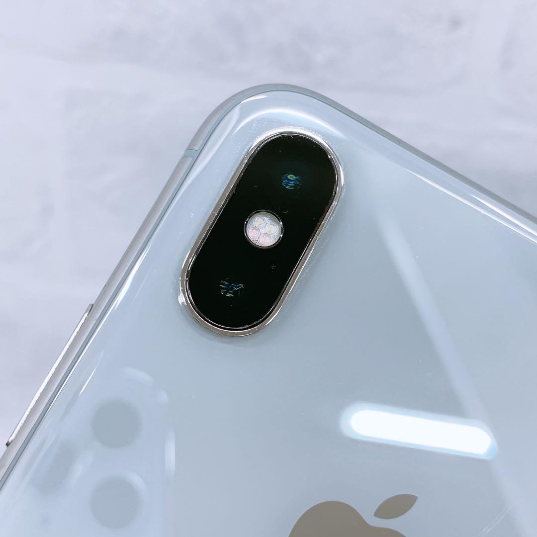 現状品 Apple iPhone X 64GB シルバー SIMフリー