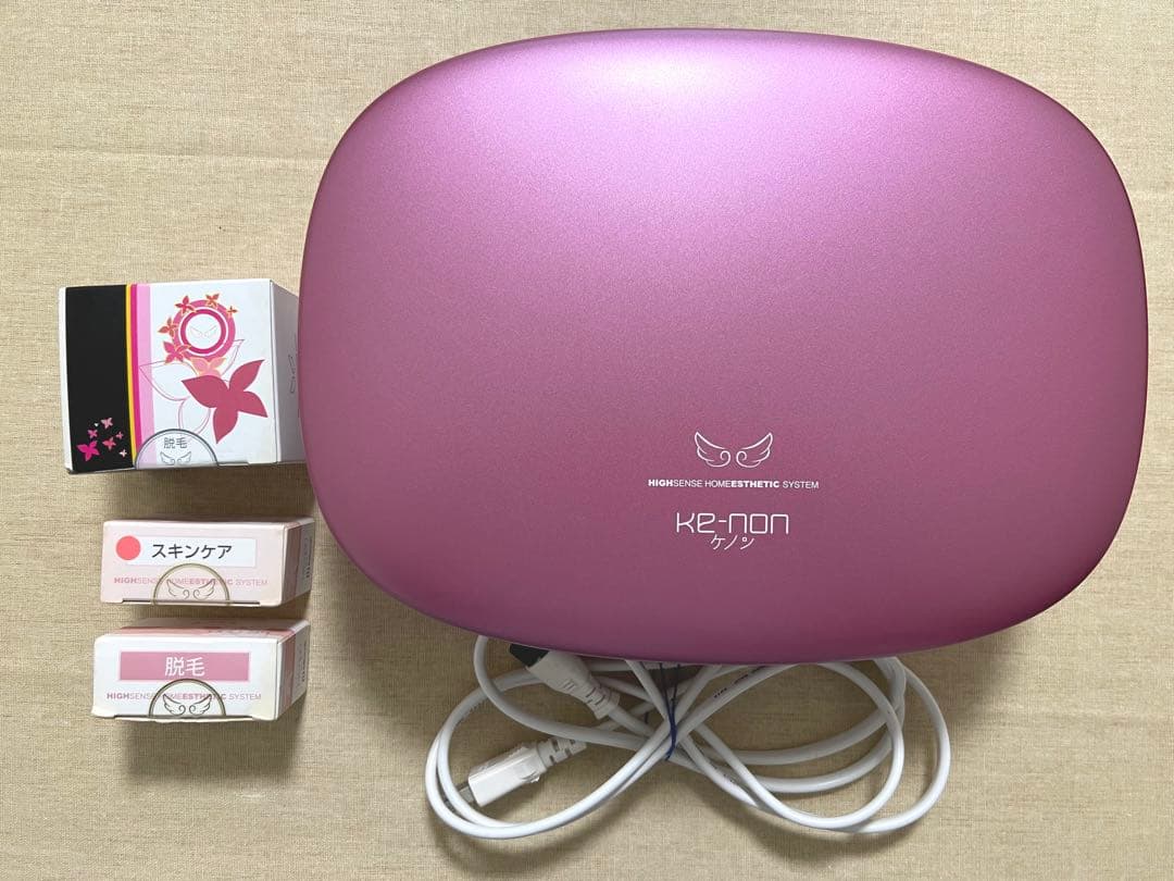 ケノン　全身脱毛器　ピンク