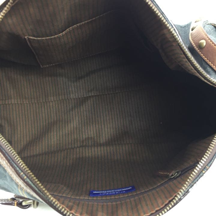 バーバリー ブルーレーベル デニム調 ミニボストンバッグ 651F50W