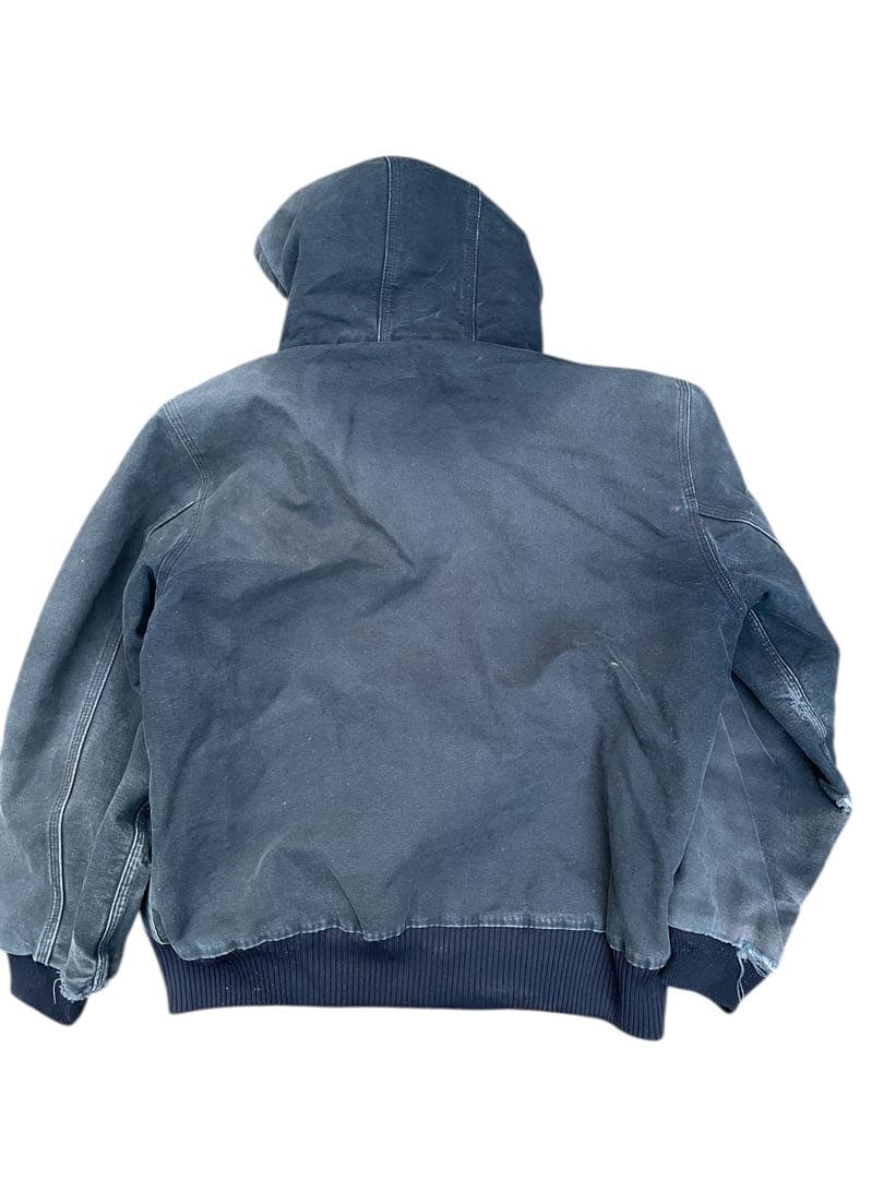 Carhartt アクティブパーカー ブラック L フェード ボロ 雰囲気系