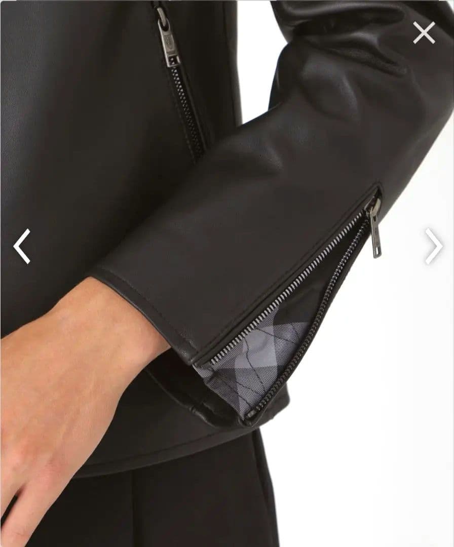 未使用級♦希少Ｌサイズ ブラックレーベルクレストブリッジ 羊革シングルライダース