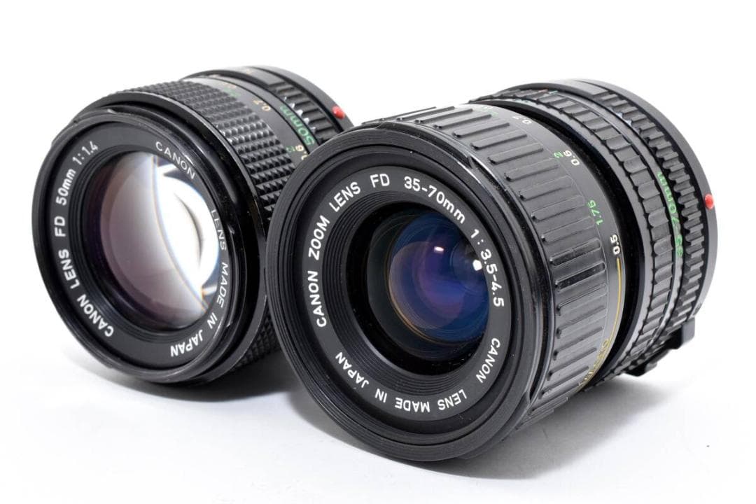 【外観光学美品】Canon AE-1 PROGRAM ブラック レンズセット