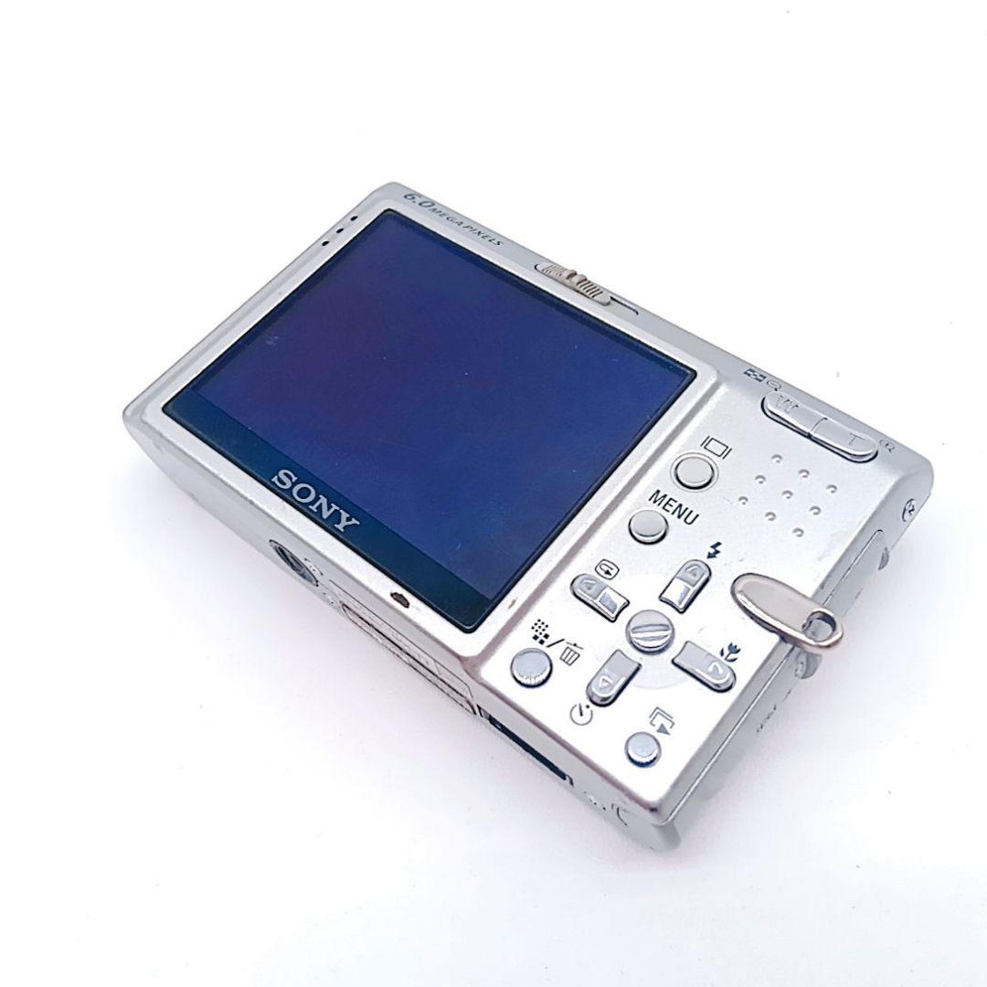 【希少】SONY サイバーショット DSC-T9 シルバー コンデジ オールド