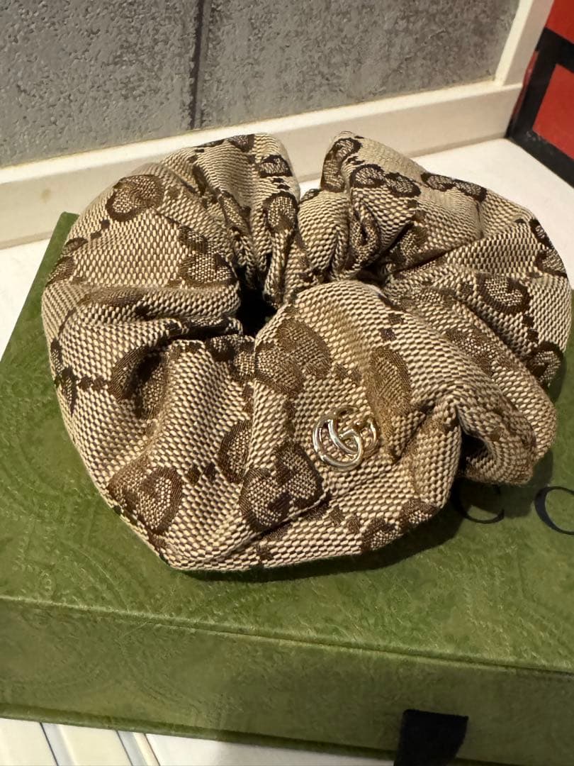 ゆう　 GUCCI GGパターン シュシュ