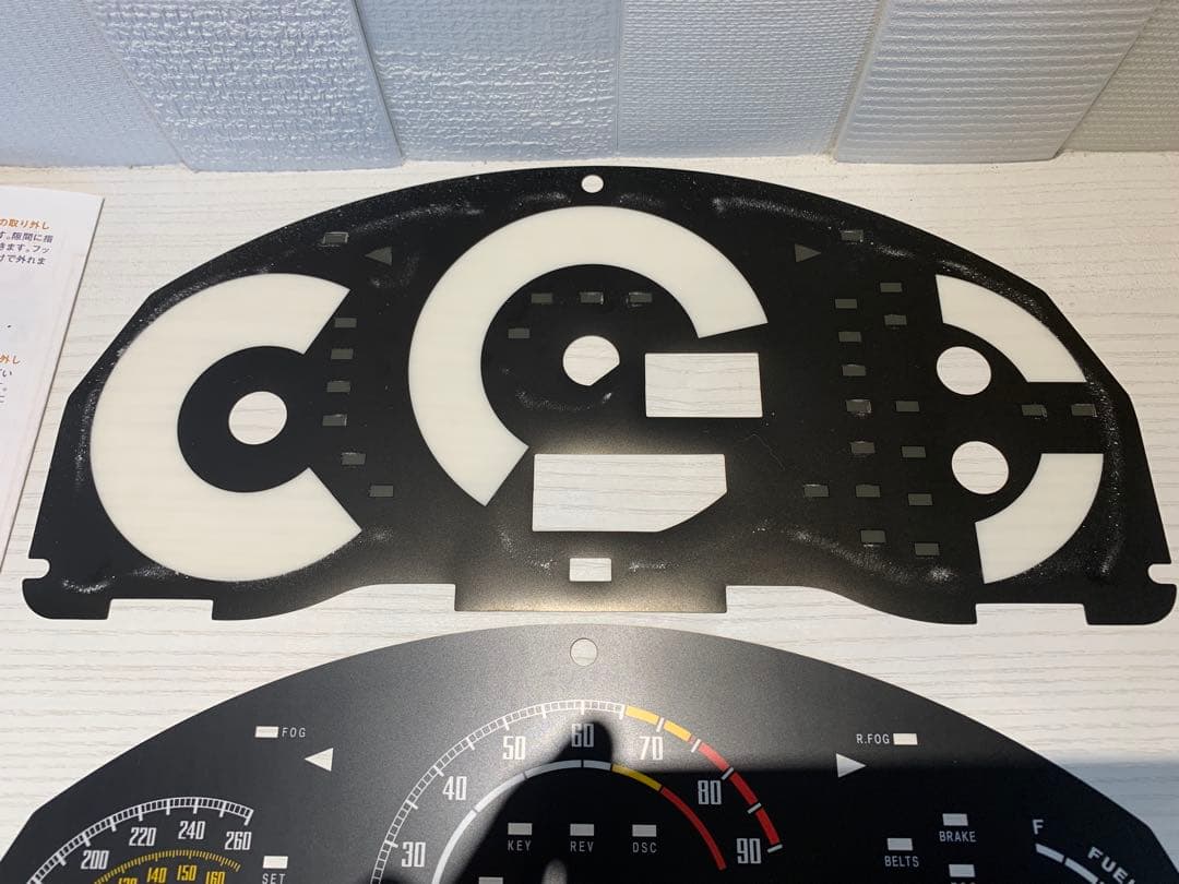 indicator メーターパネル メーターリング付き 86BRZ ZN6ZC6