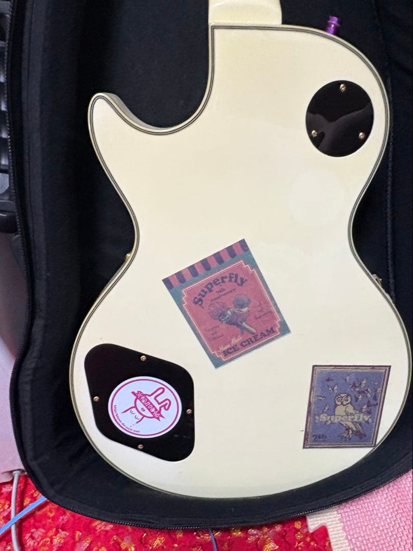 レスポールタイプ エレキギター ホワイト