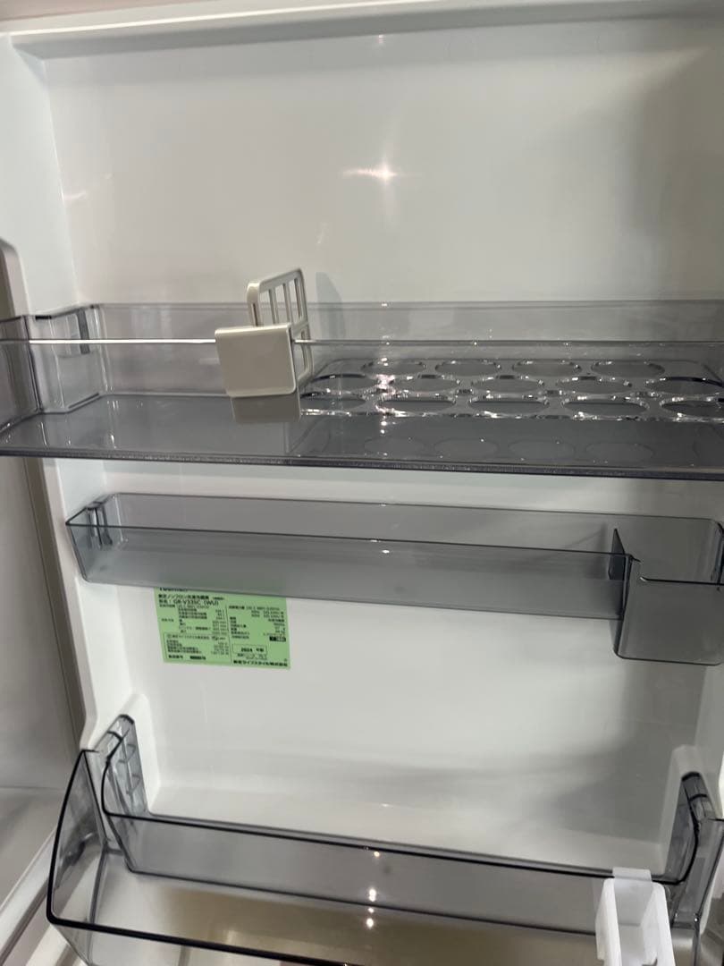 TOSHIBA 冷凍冷蔵庫 GR-V33SC (WU) 2024年製330L T