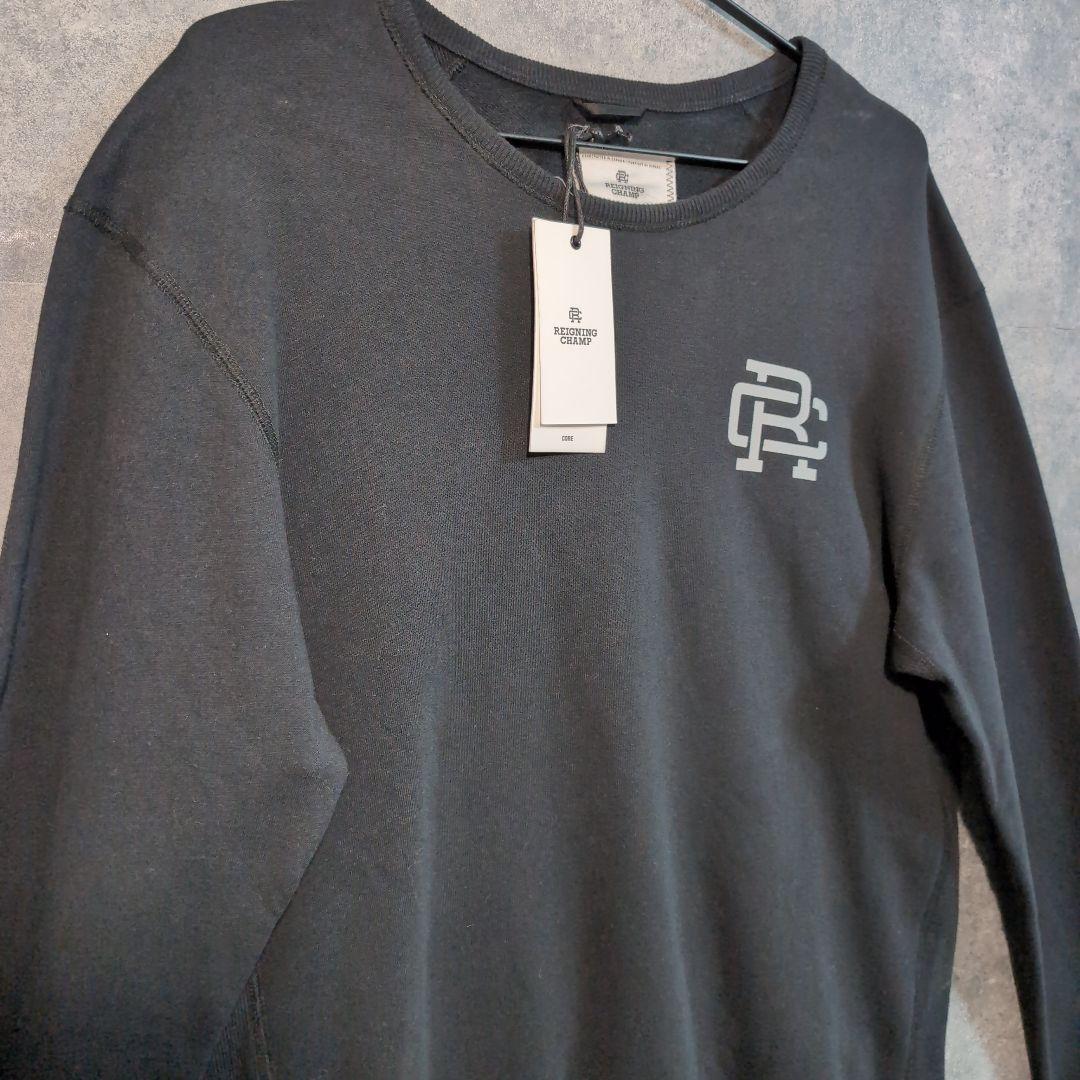 新品未使用タグ付 ロンハーマン レイニングチャンプ スウェット M（L相当）黒