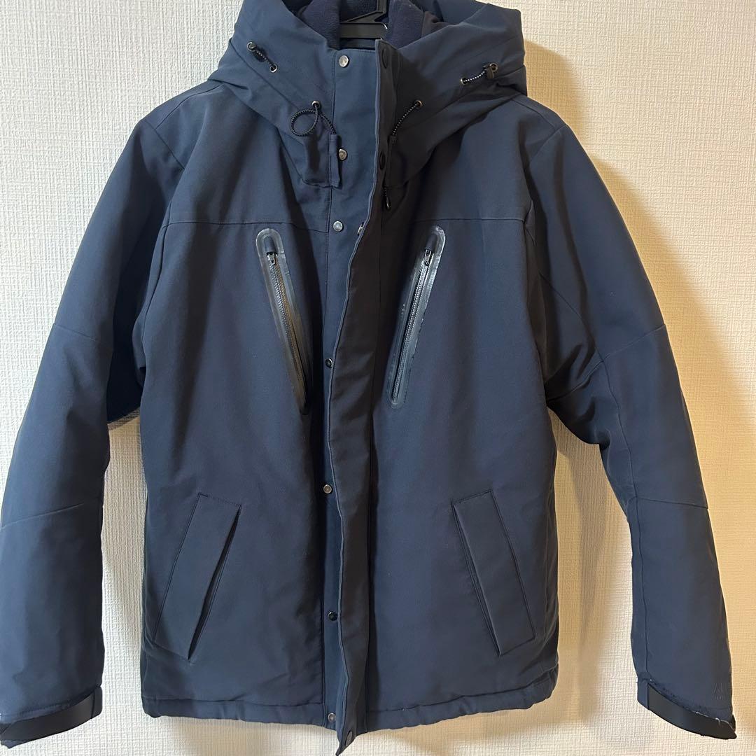 【美品✨】アダムエロペ ALLIED ショートダウンジャケット ネイビーM