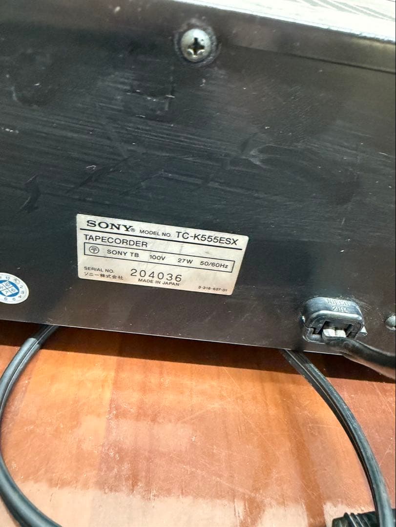 SONY TC-K555ESX ステレオカセットデッキ