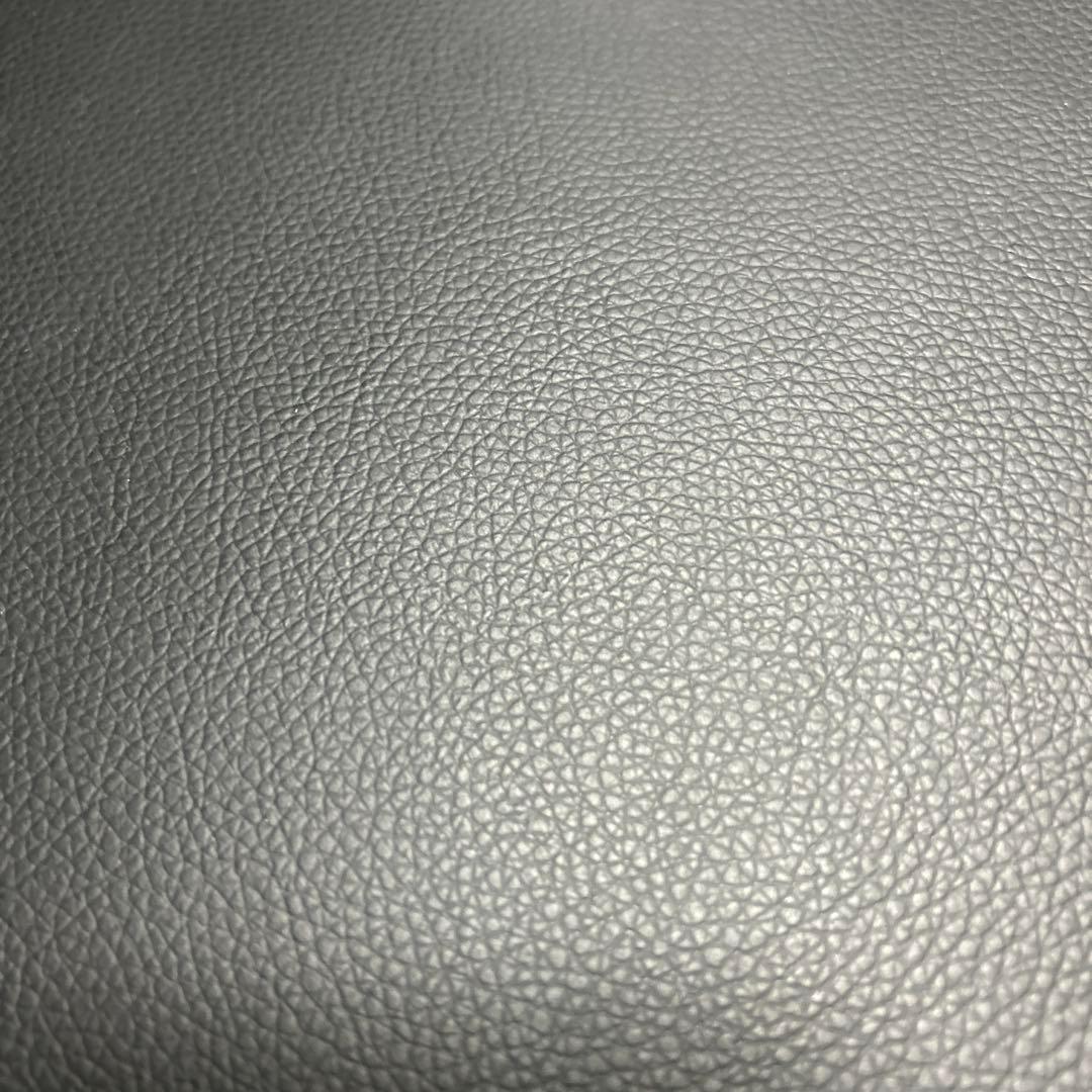 オットマン/黒革/高さ37cm/未使用