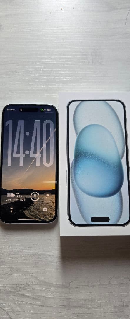 Apple iPhone 15 ブルー 本体　128G　美品