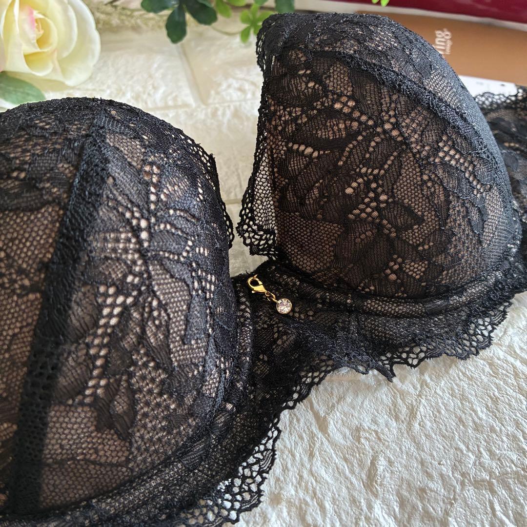 Wacoal レシアージュ Wing Lesiage D80❣️ブラック♡ブラウン