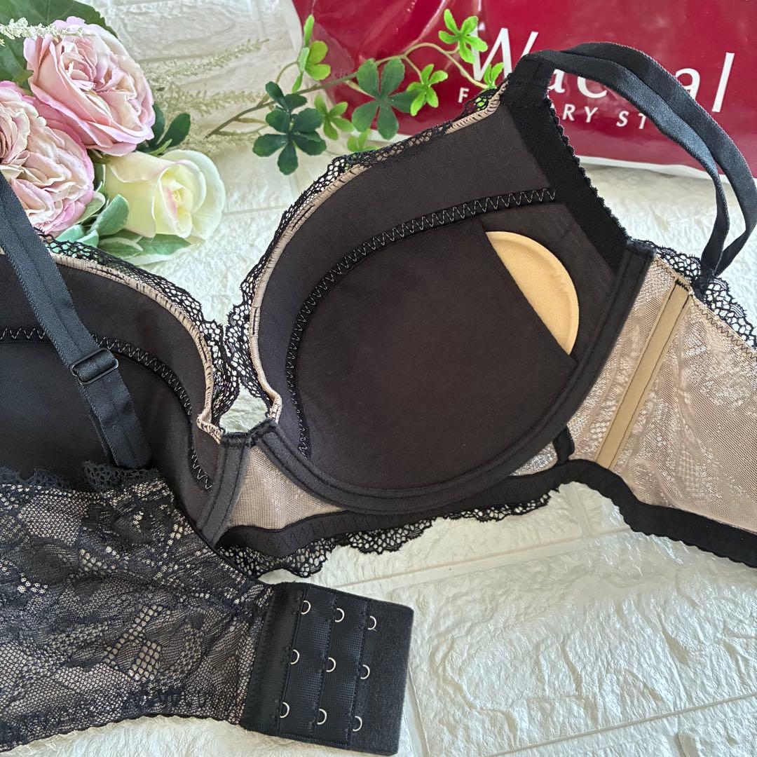 Wacoal レシアージュ Wing Lesiage D80❣️ブラック♡ブラウン