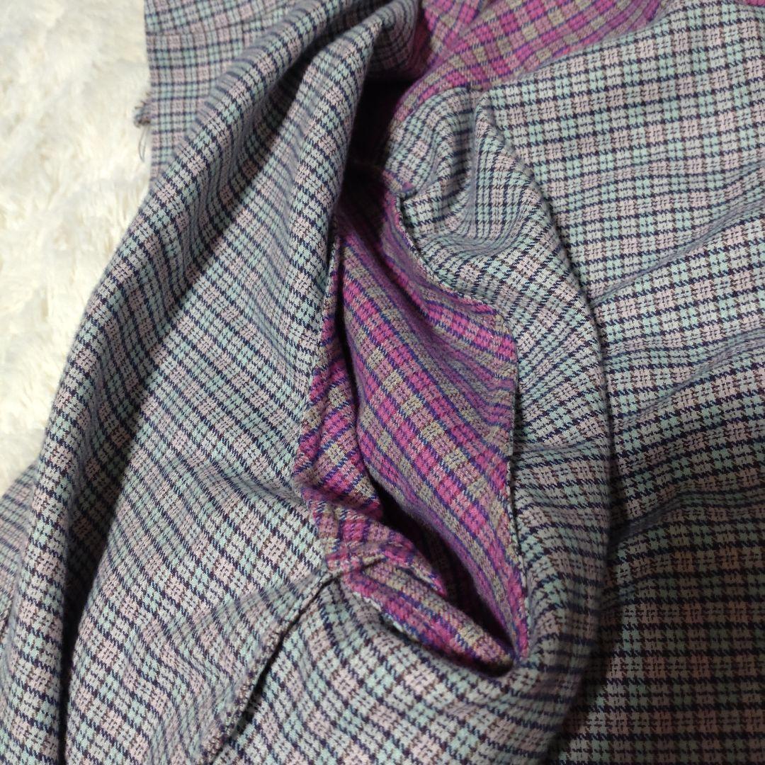 ヴィヴィアンウエストウッド 変形 シャツワンピース スクイグルシャツ チェック柄