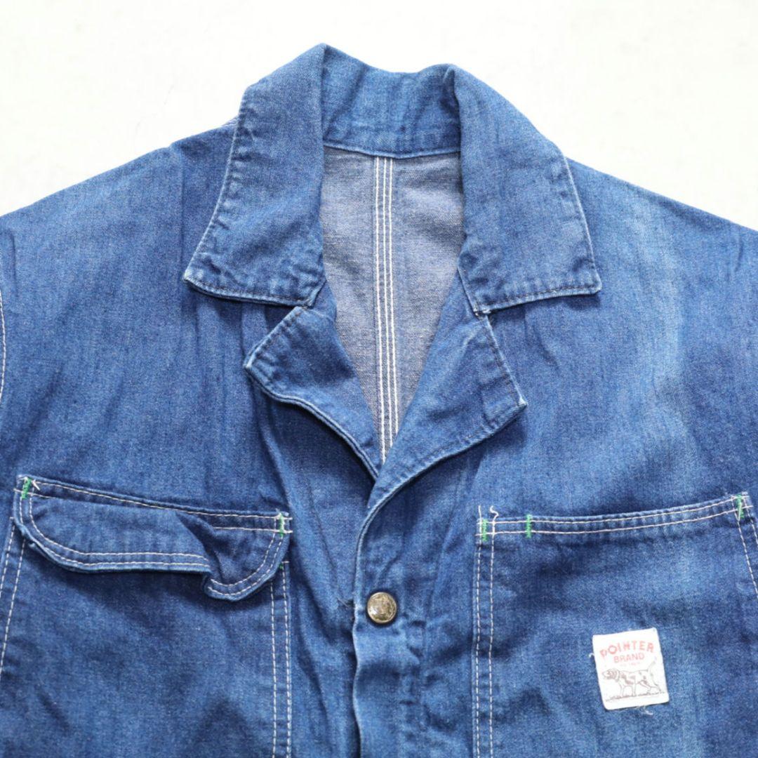 70s Pointer Brand デニムオールインワン USA製 Sサイズ相当