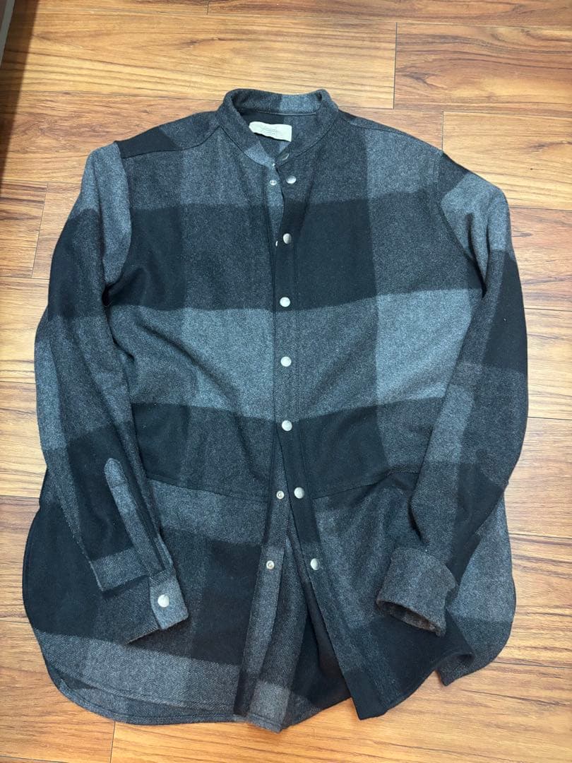 MAISON FLANEUR チェック柄シャツジャケット