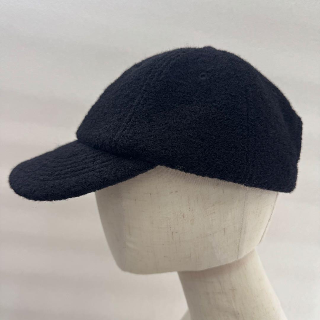 【人気】SUPREME キャップ　ブラック　Sロゴ ウール　USA