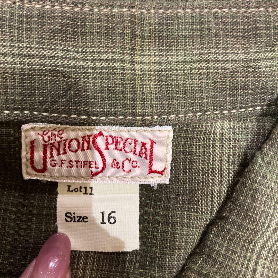 新品 ￼フリーホイーラーズ 長袖シャツ 16 グリーンチェックウエアハウス