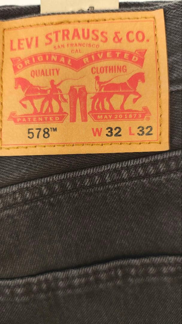 【新品未着用】Levi'sリーバイス 578 バギー デニム(w32L32)