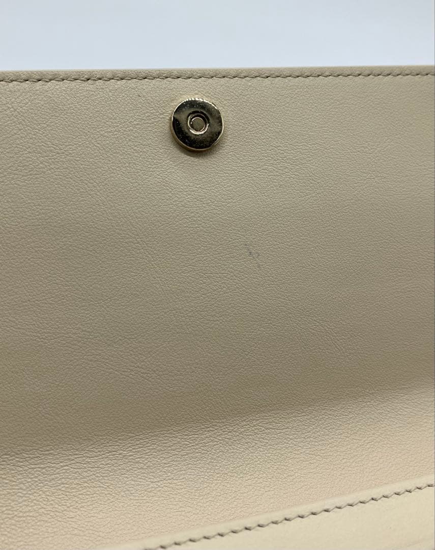 ⭐️ 極美品 ブルガリ ロゴ インフィニートゥーム 長財布 オフホワイト 鑑定済