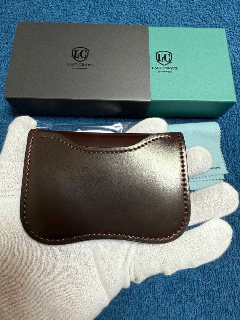 ラストクロップス　LCタング　シェルコードバン　バーガンディ