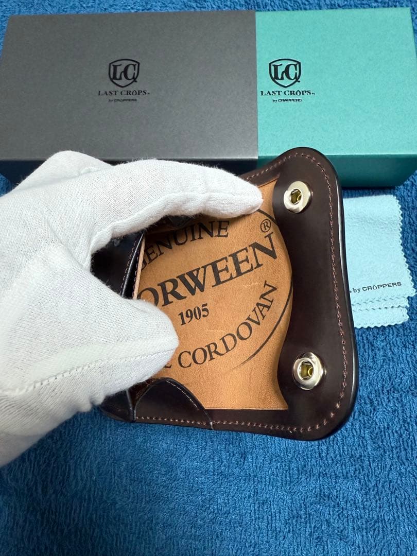 ラストクロップス　LCタング　シェルコードバン　バーガンディ