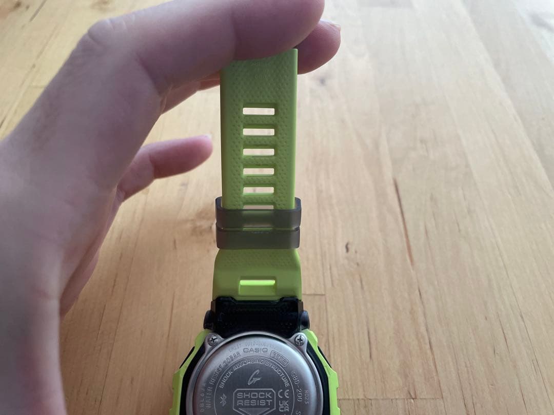 G-SHOCK CASIO デジタル 腕時計 ネオンイエロー　GBD-200-9