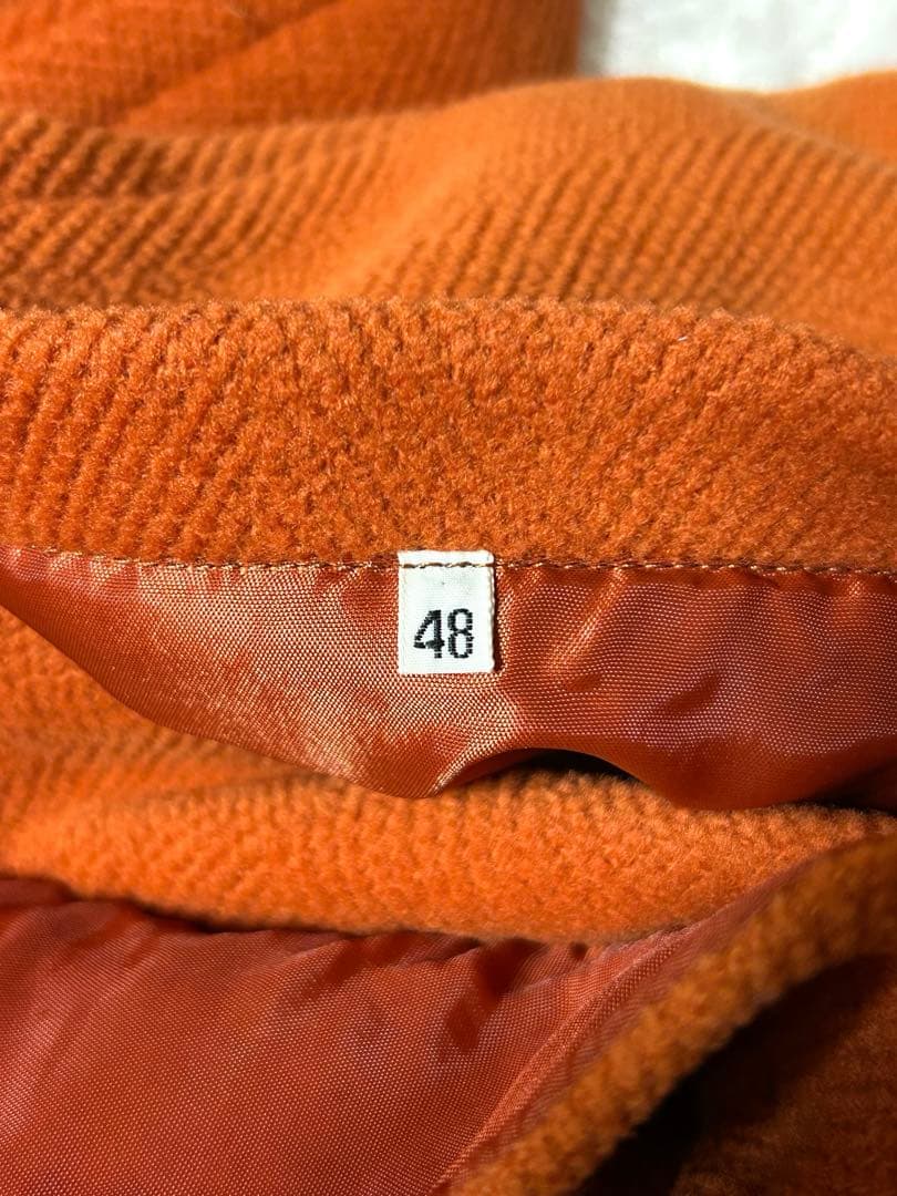 【希少色】オールドイングランド ダッフルコート ヘリンボーン オレンジ L