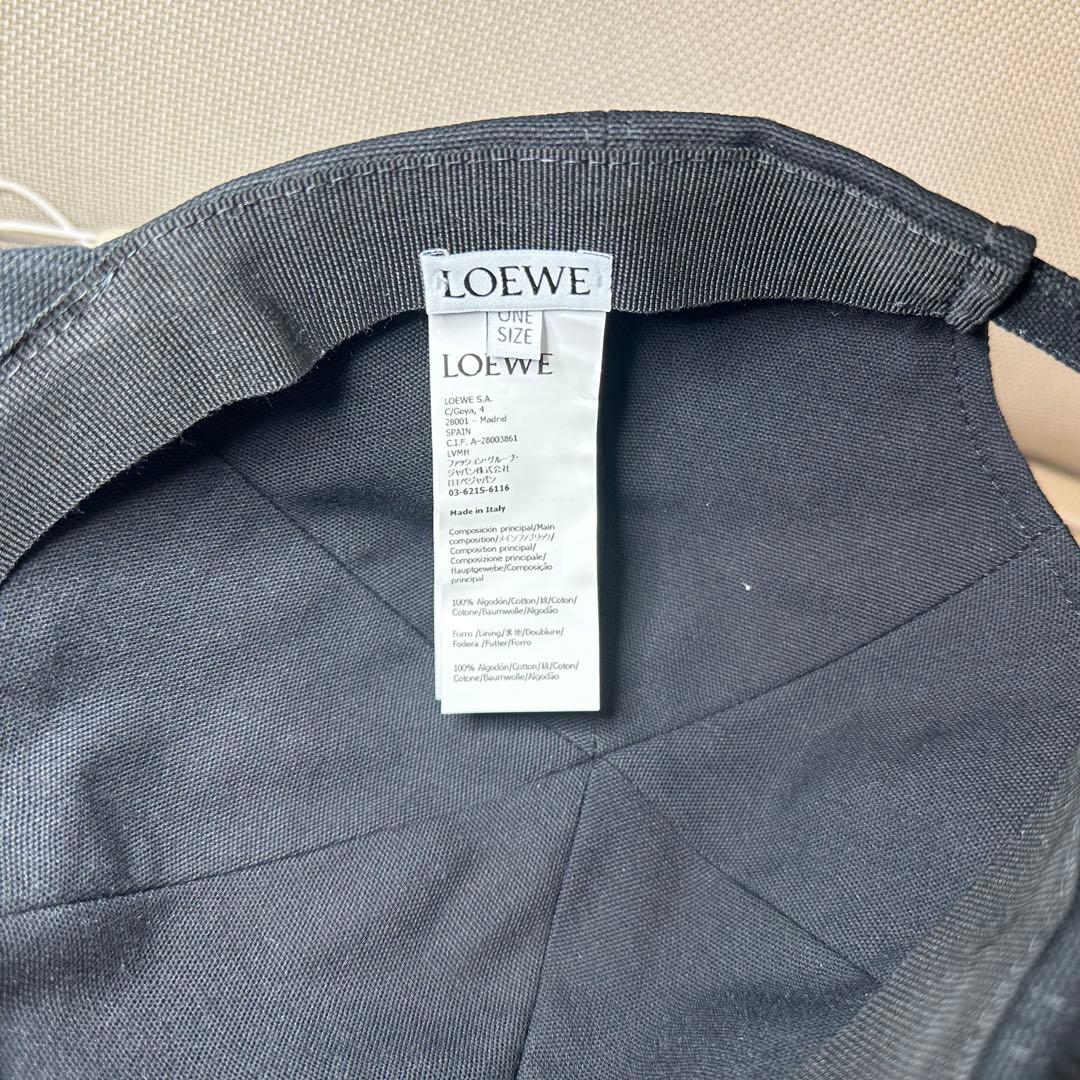 【正規品】LOEWE キャップ ブラック サイズフリー