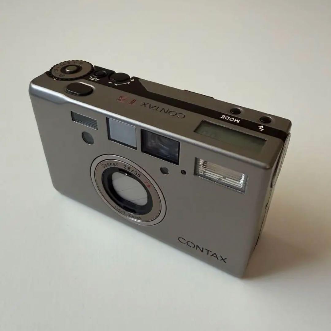 CONTAX T3 シルバー 完動美品 メンテ済 ケース・ストラップ付