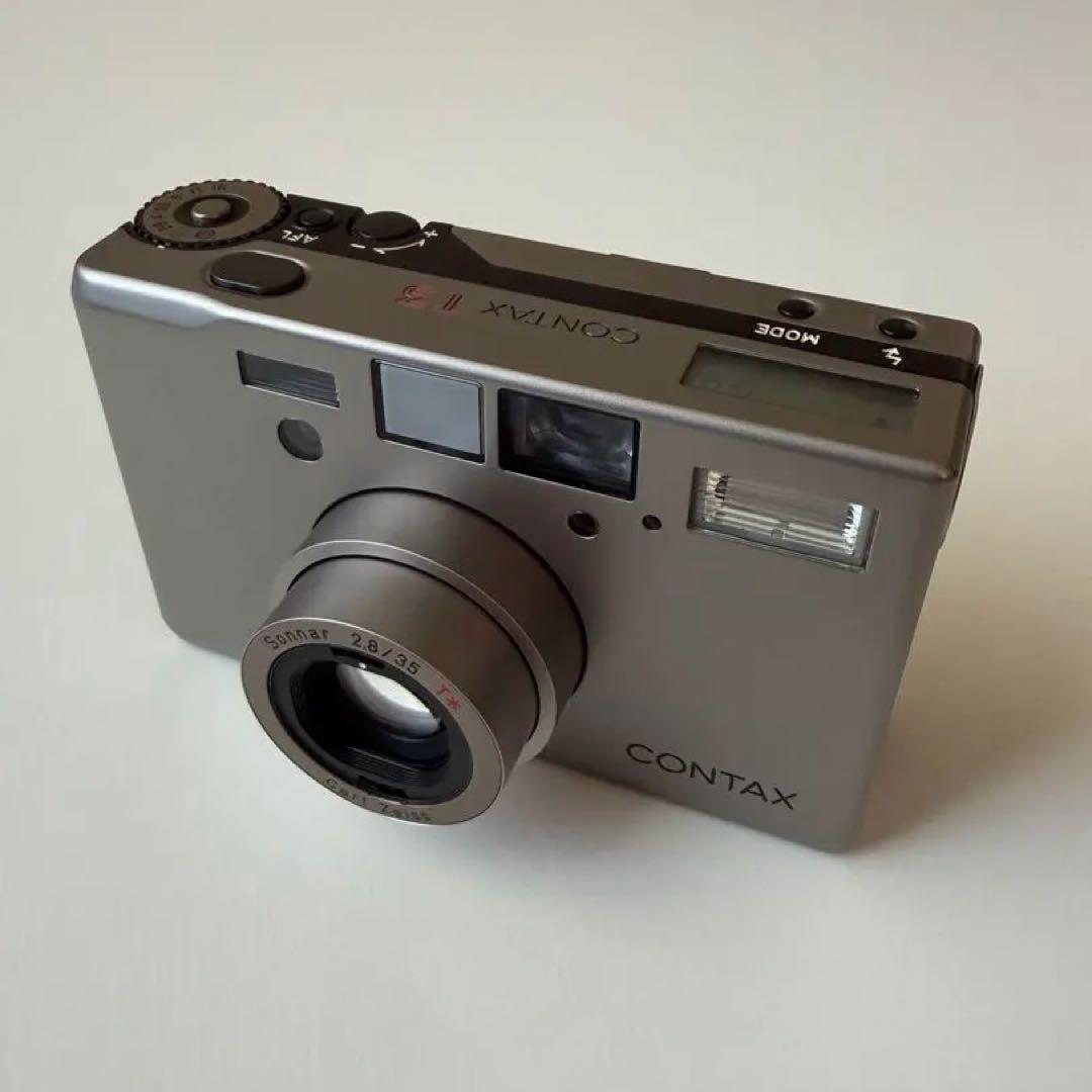 CONTAX T3 シルバー 完動美品 メンテ済 ケース・ストラップ付