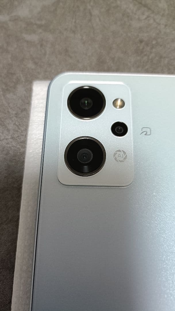 即納 SIMフリー OPPO Reno 7a ドリームブルー 美品 フィルム特典