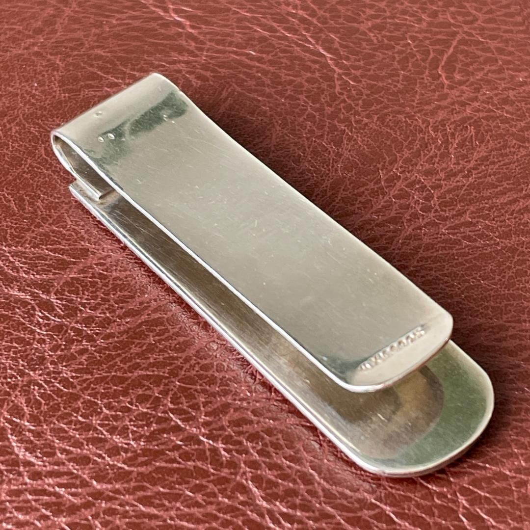 マネークリップ ビンテージ シルバー925メキシコ刻印 マヤカレンダー