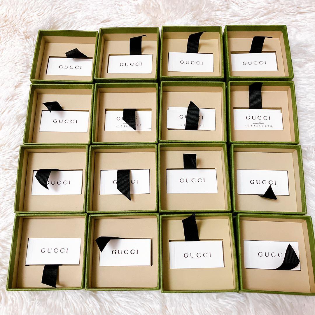 グッチ GUCCI アクセサリー入れ ケース 保存袋 空箱 16個セット