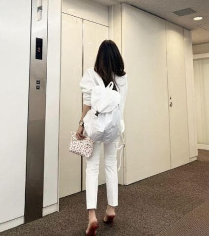 レスポートサック ホワイト 神崎恵 リュック バックパック