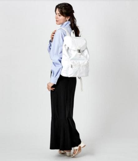 レスポートサック ホワイト 神崎恵 リュック バックパック