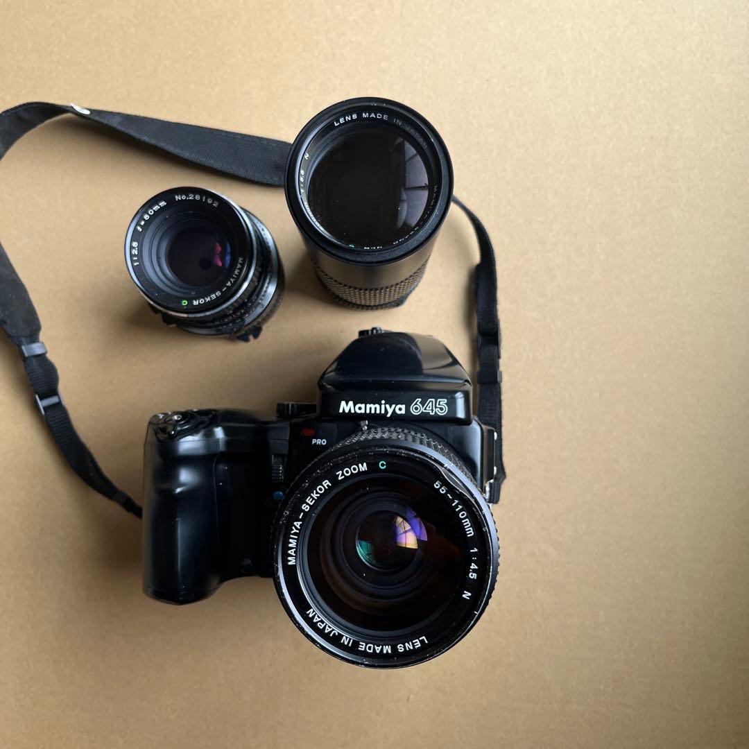 シ*レ様 Mamiya 645 PRO レンズ3本セット