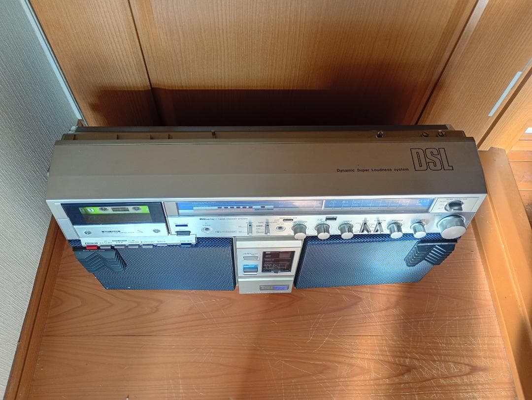 希少箱あり！ 昭和レトロAIWA ラジカセ　CS-J77MKII