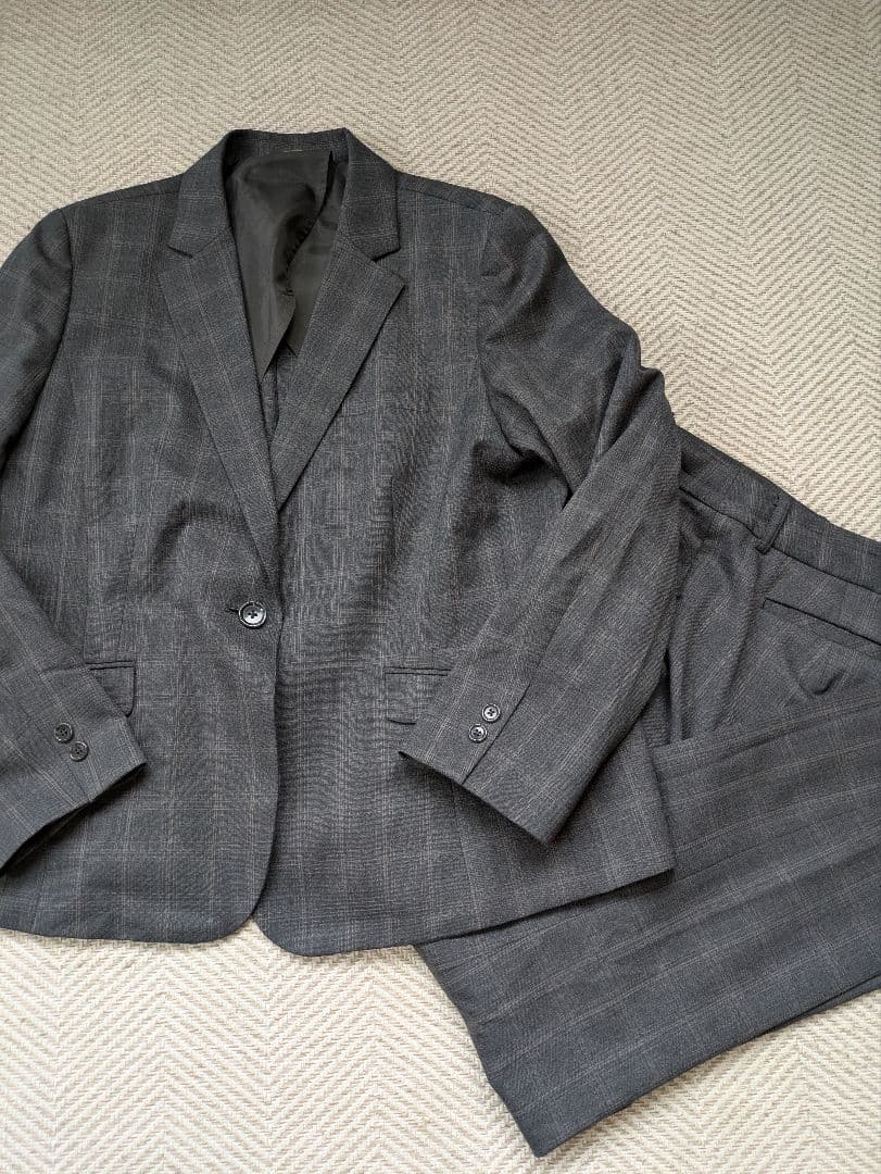 大きいサイズ ANCHOR WOMAN 21号&19号パンツスーツセットアップ