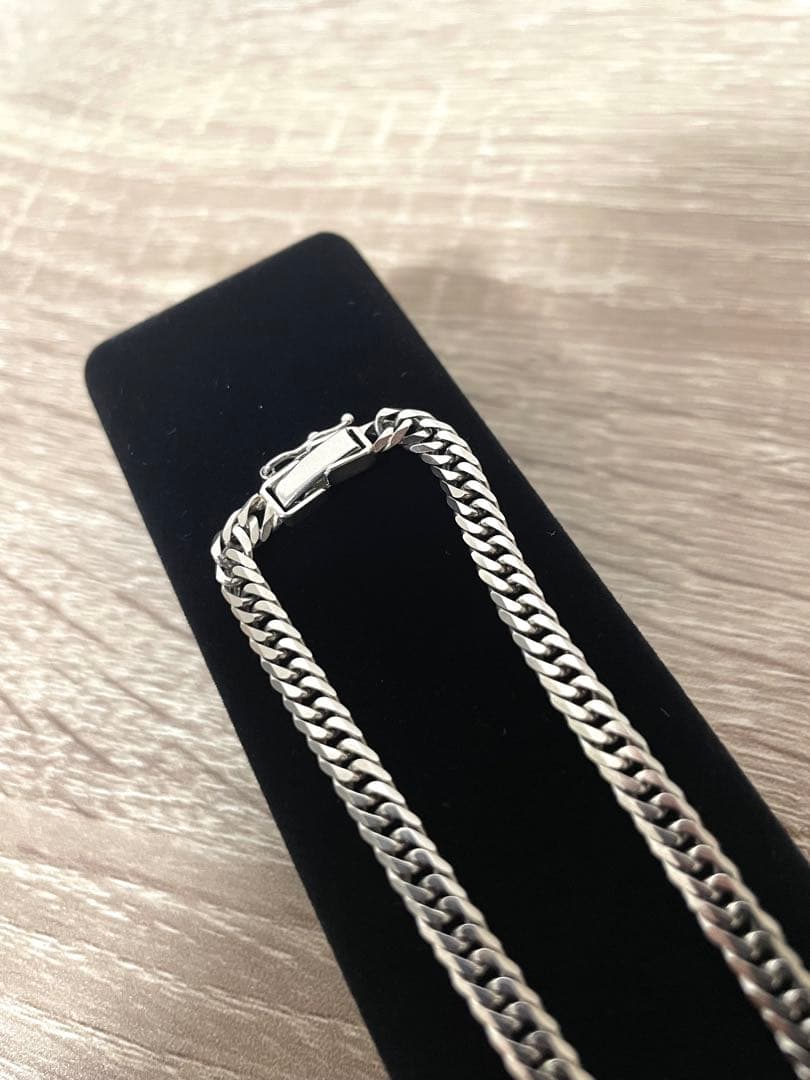 PT850 喜平 ネックレス 6面ダブル 約30g 刻印有