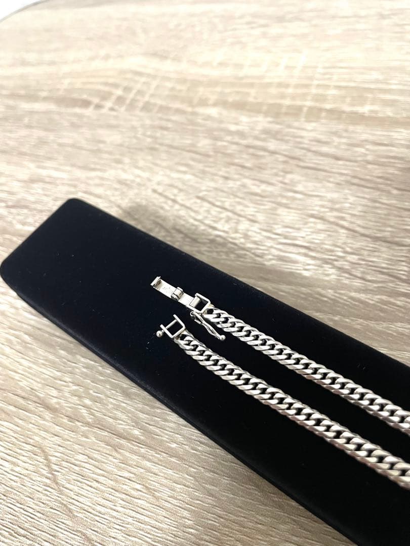 PT850 喜平 ネックレス 6面ダブル 約30g 刻印有